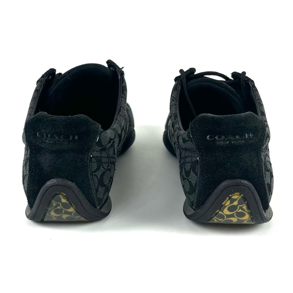 Coach Rosalita Black Signature Mini Monogram Sneakers - Picture 5 of 7